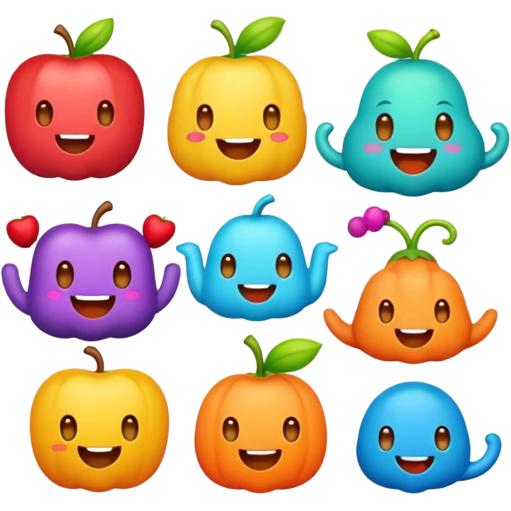 Omnom license caracters emoji