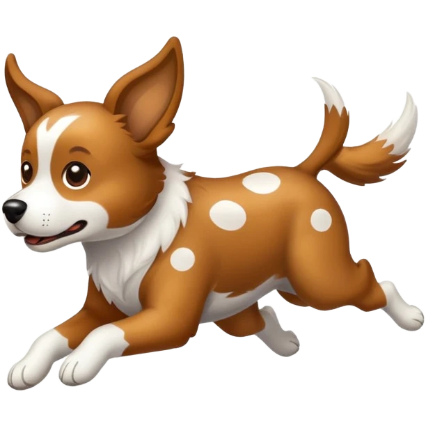 Um cachorro voando emoji