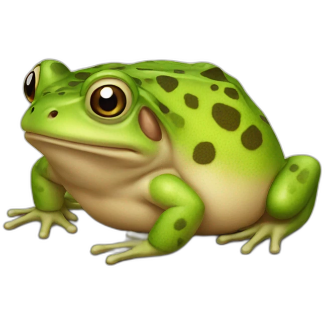Toad with mouse - two friends emoji