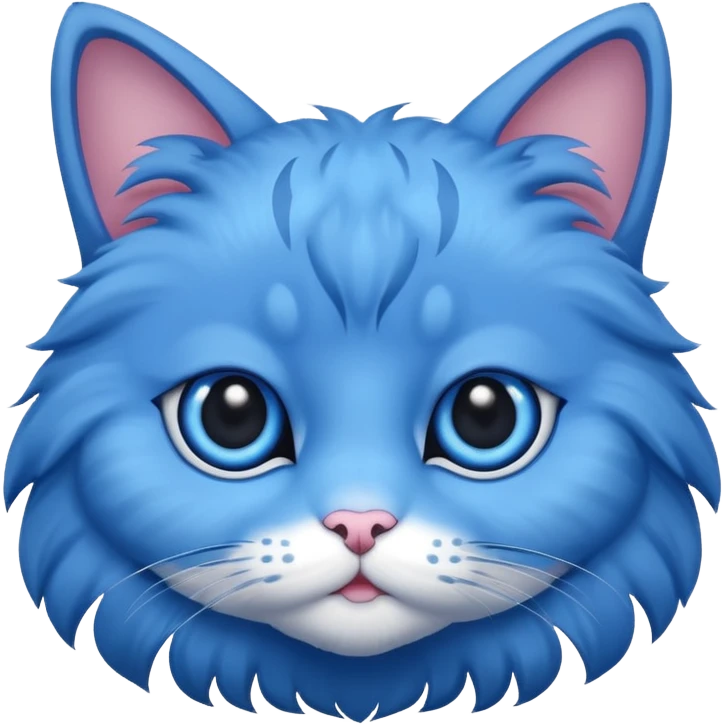 Blue cat emoji