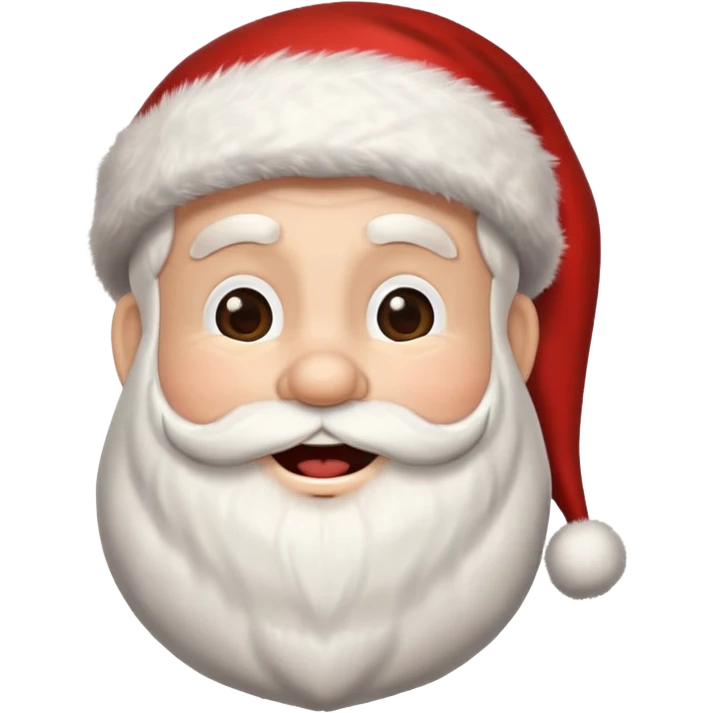 singing santa emoji
