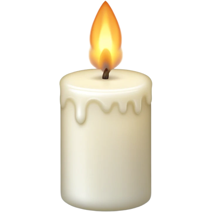 Candle cute emoji