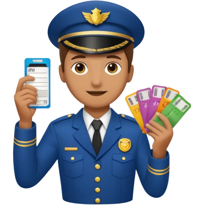 ticket seller at booth emoji