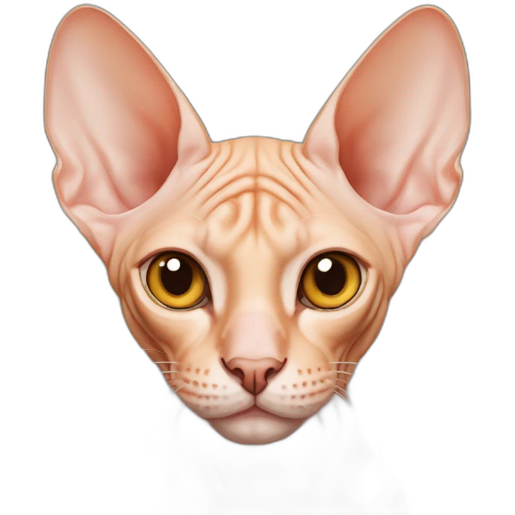 Orange sphynx emoji