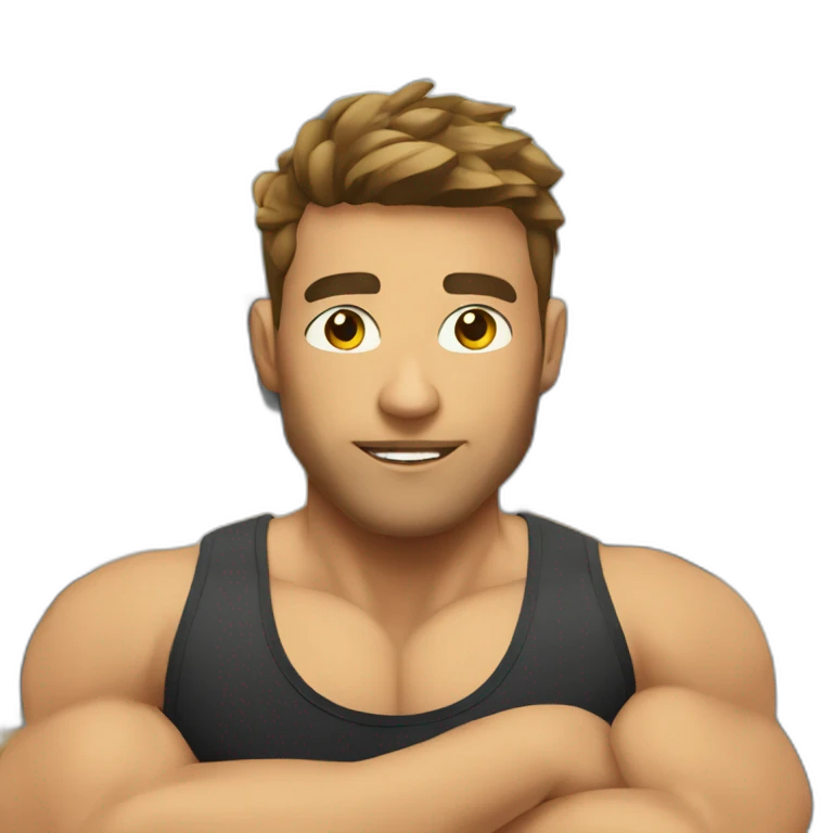persona en el gym emoji