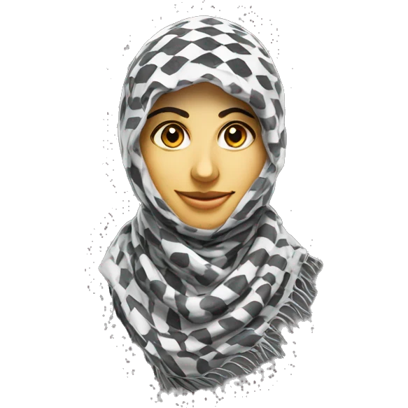photorealistic keffiyeh emoji