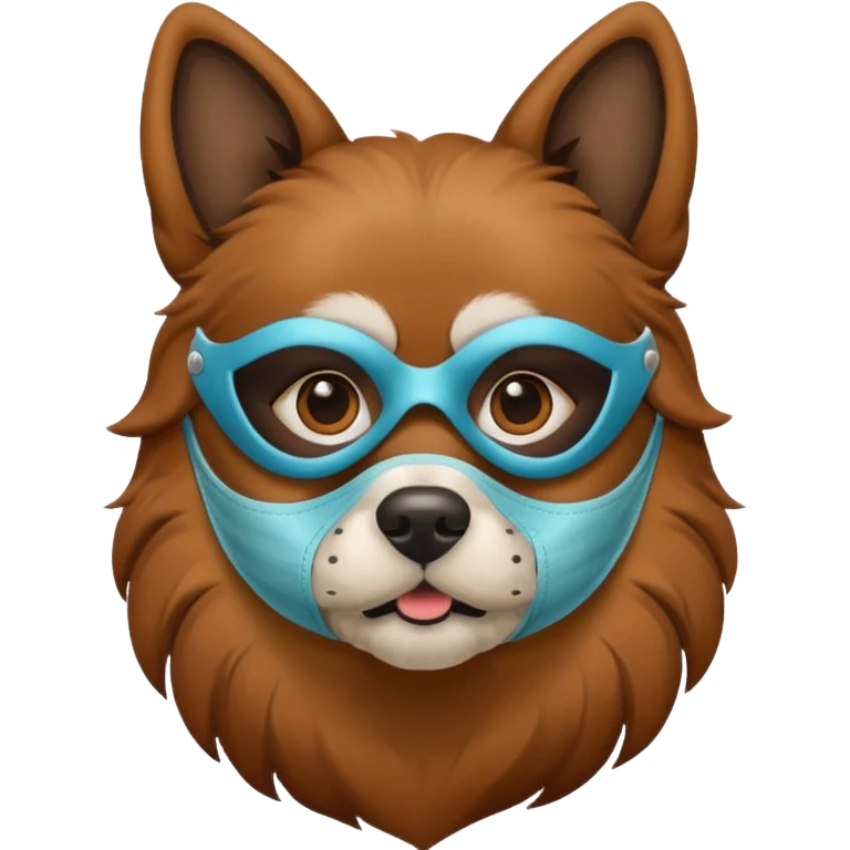 dog with mask  emoji