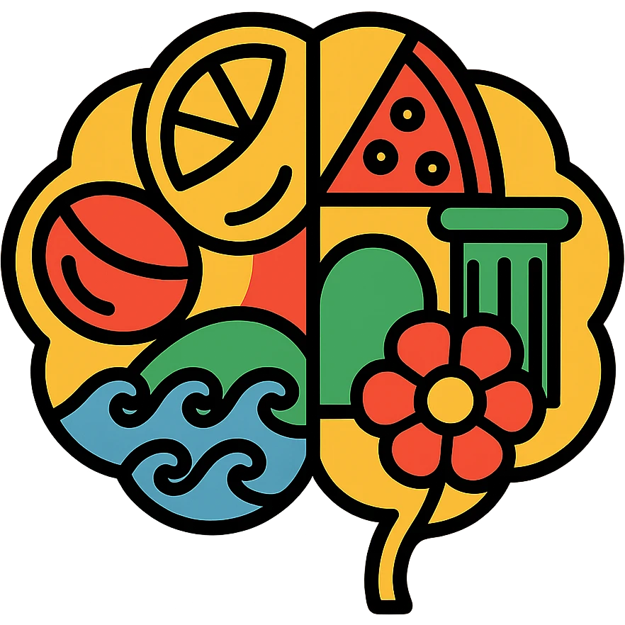 Tung Tung sahur italian brainrot as a stylized icon, abstract, with Italian motifs, no text emoji