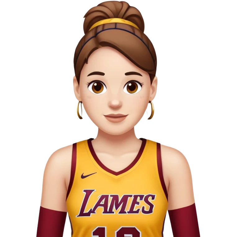 girl obsessed like OBSESSED with lebron james emoji