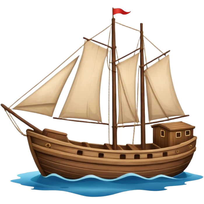 small merchant ship emoji