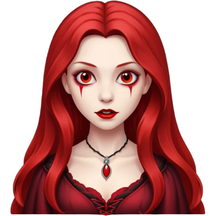 red women Vampire emoji