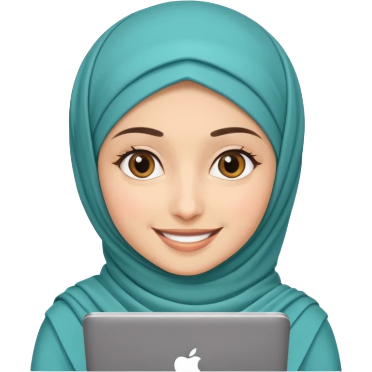 a hijabi programmer emoji