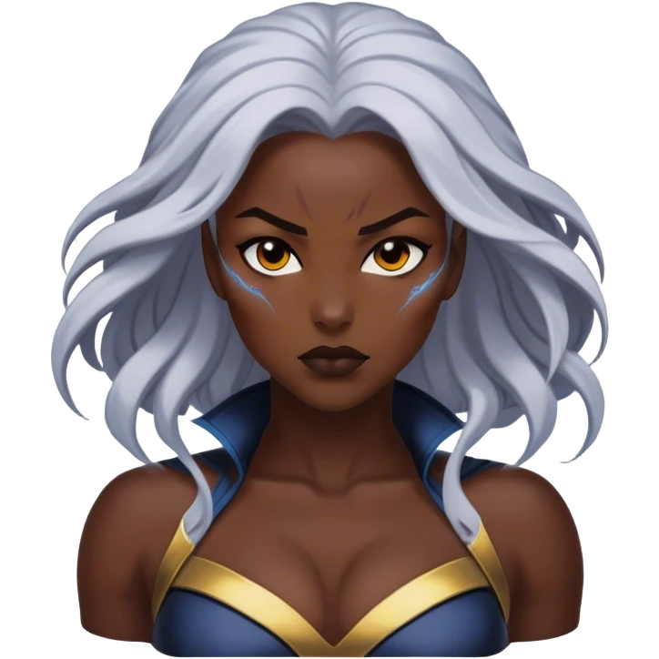 Storm from marvel emoji