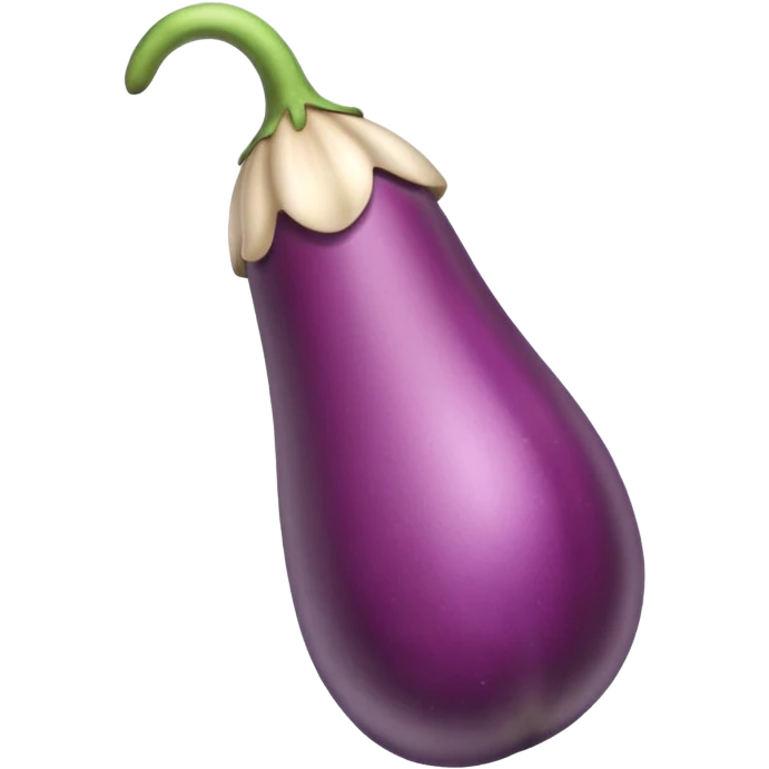 skin toned eggplant shaft with mushroom-shaped pink top. Milk squirts out of a small hole at the tip. emoji