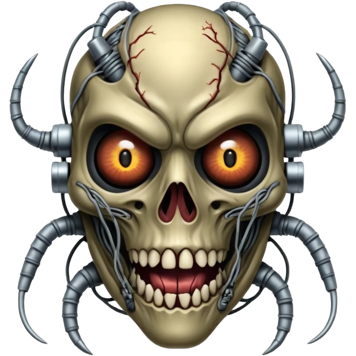horror bionic monster emoji