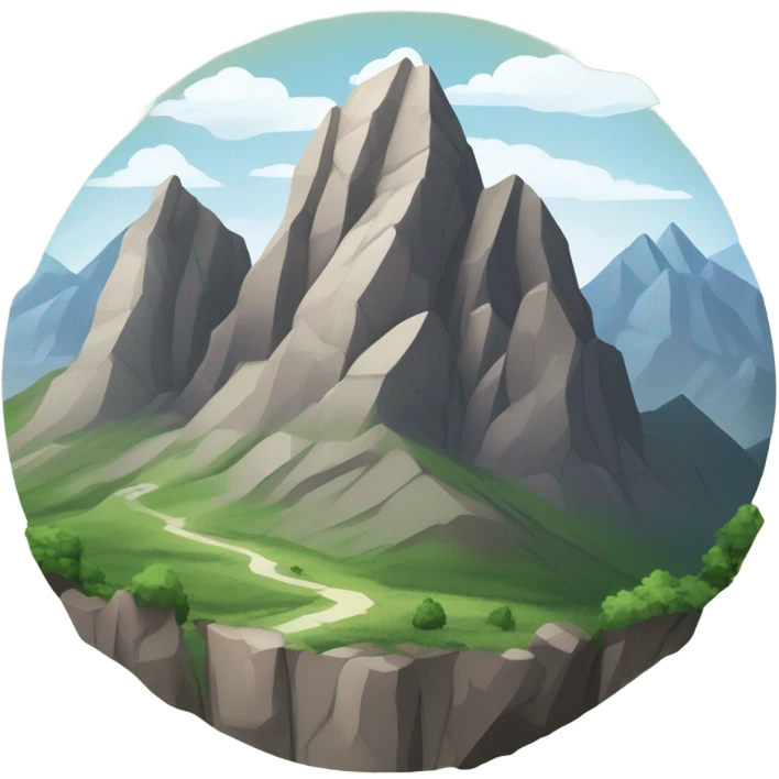 in mountains  emoji