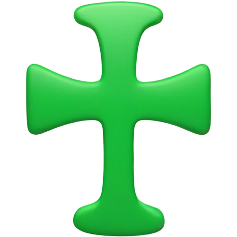green plus emoji