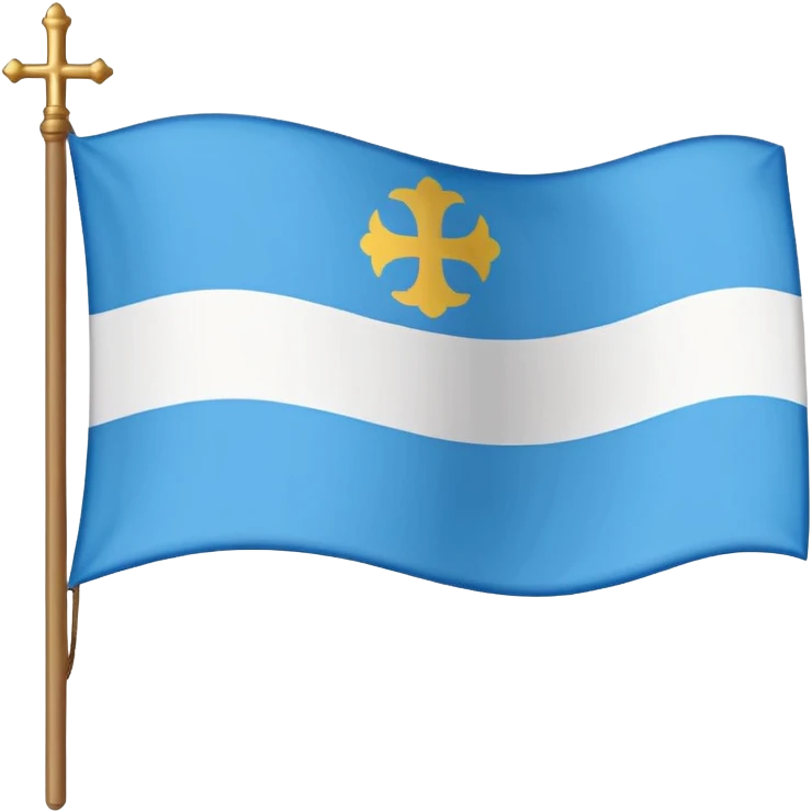 Hazme la bandera de Galicia (España) emoji