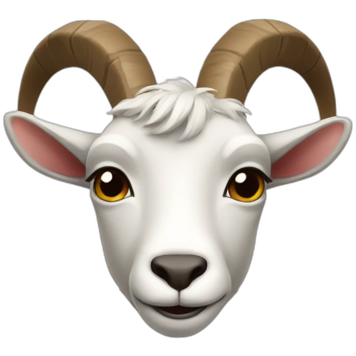 The goat emoji