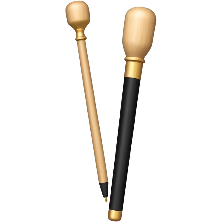 Band conductor baton emoji