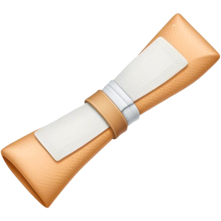 refresh arrow loop made of medical bandages emoji
