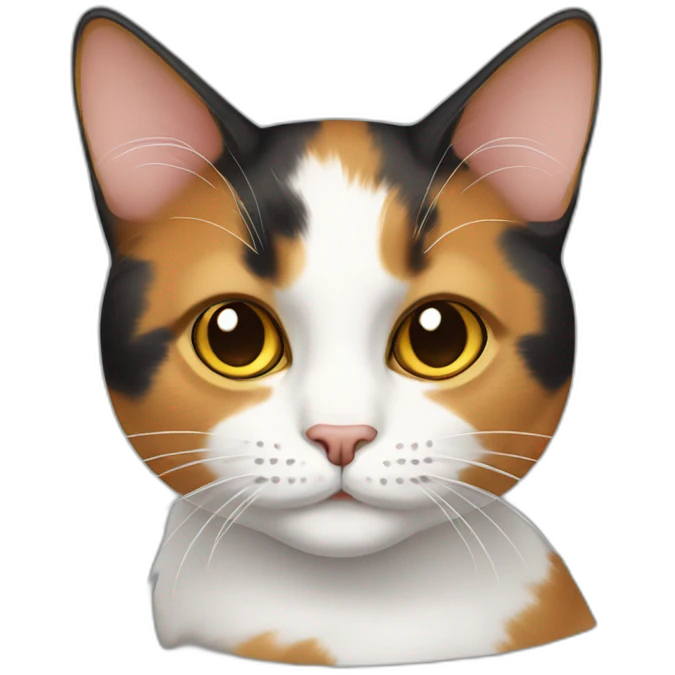 calico cat emoji