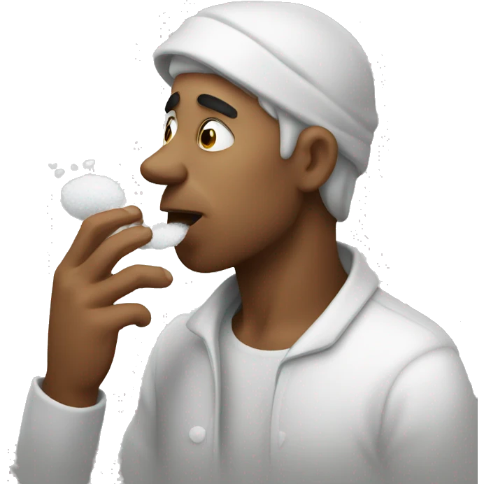 person smelling salt  emoji