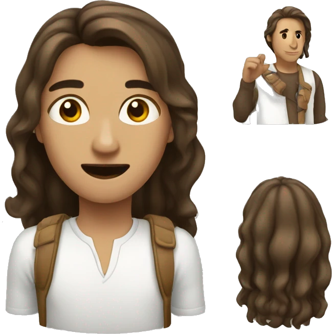 коричневый кролик emoji