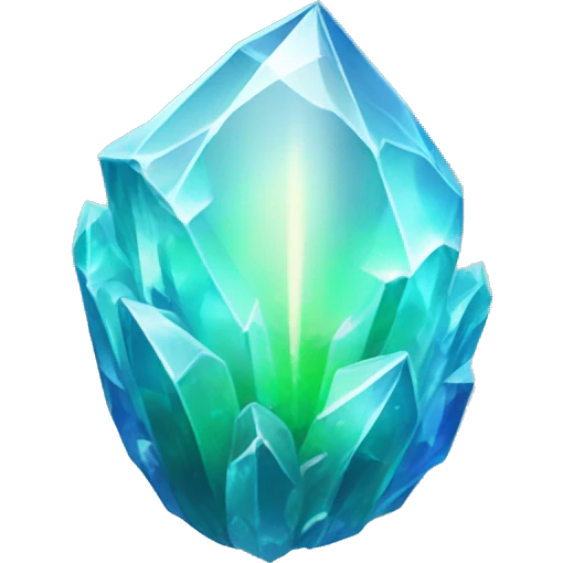 Luminescent Crystal

    Description: A palm-sized crystal emitting a soft, steady light that cycles through hues of blue and green. emoji