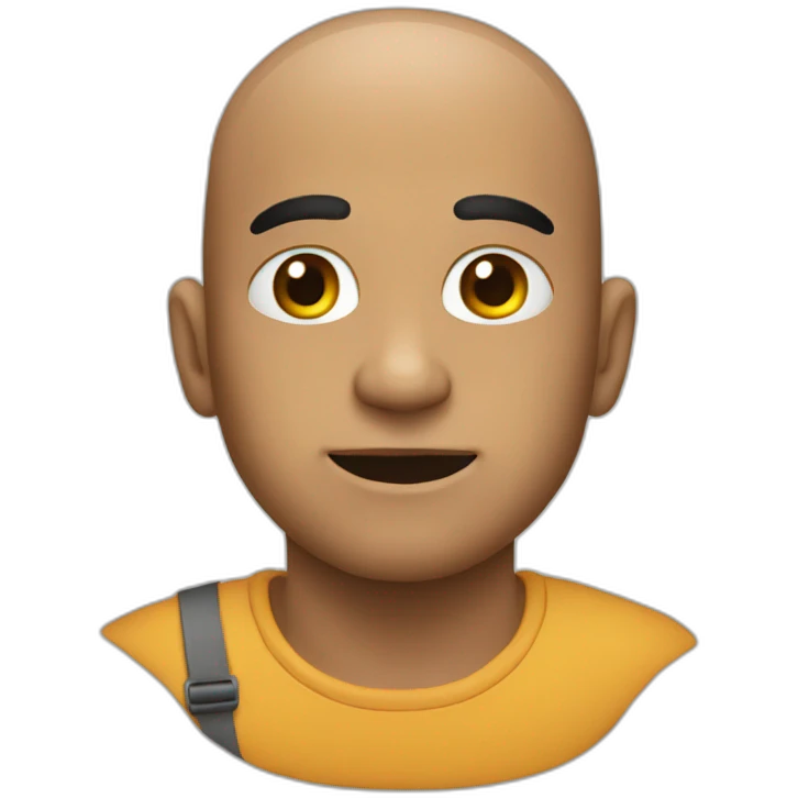 Baldiback emoji