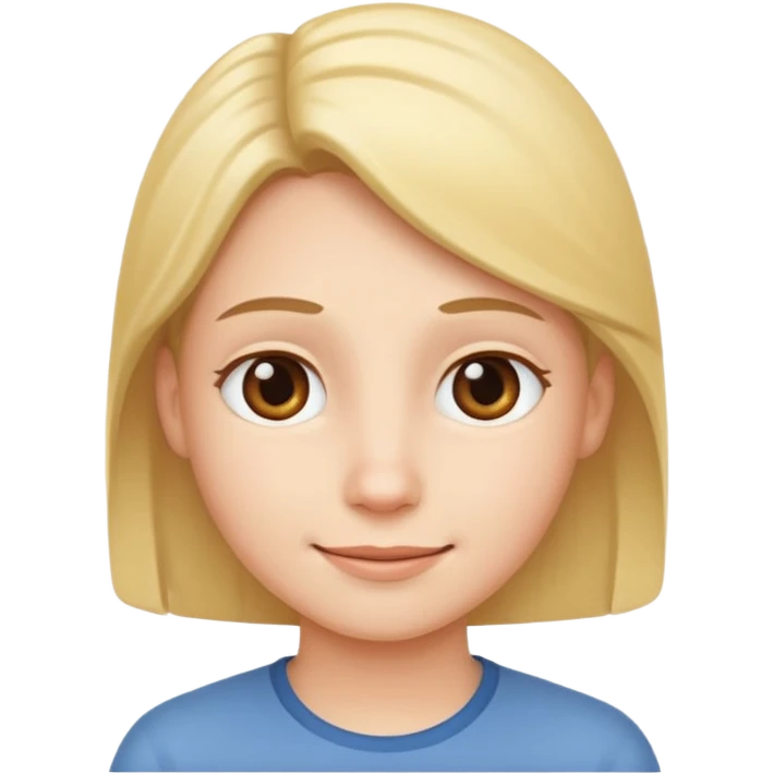 smiley thinking with a smile emoji