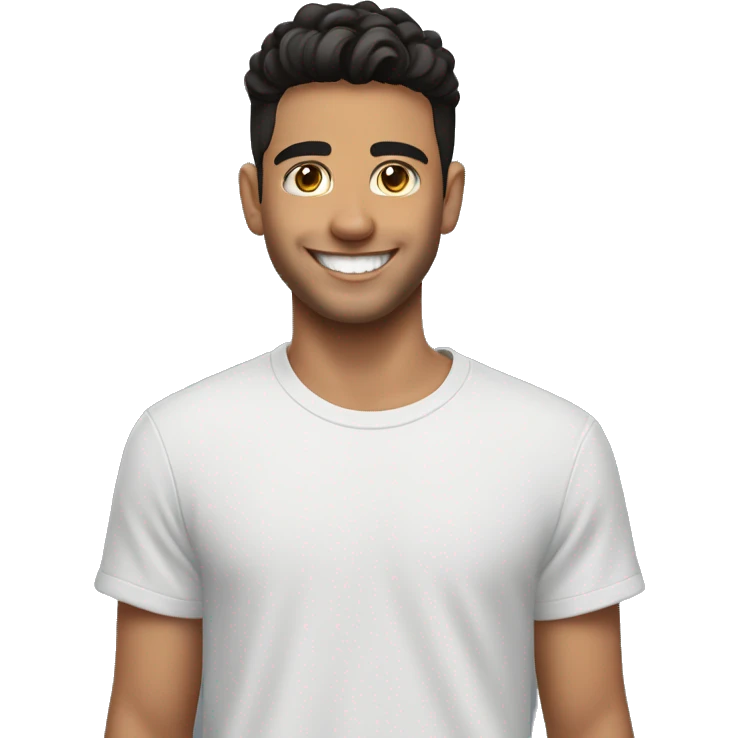 Younes from TikTok smile emoji