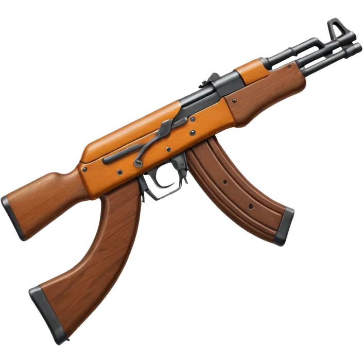 AK-47 Wooden handrail and wooden buttstock emoji