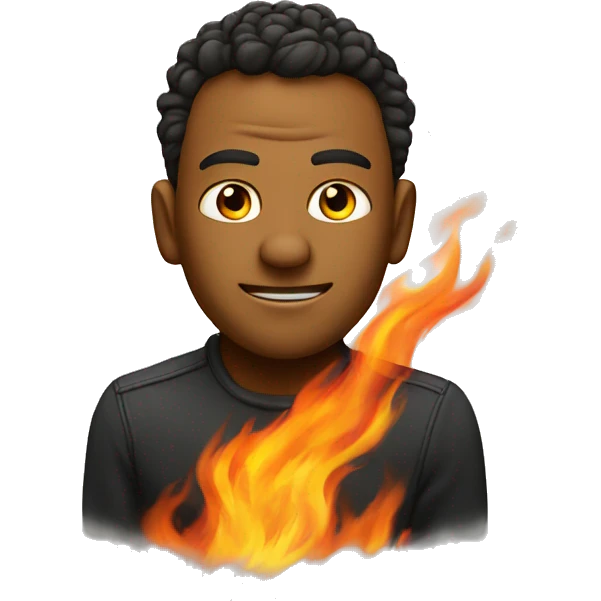 i’m on fire inside emoji