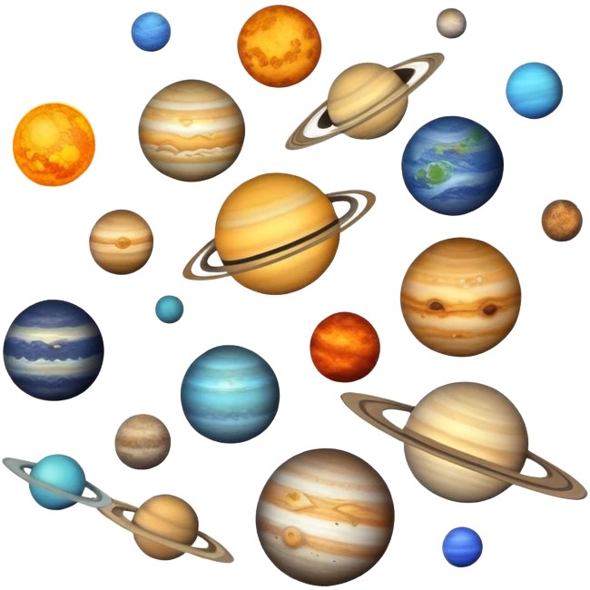 Solar system emoji