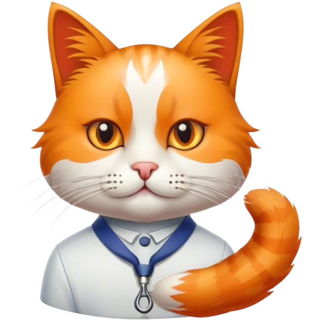 Cat that’s a barber emoji