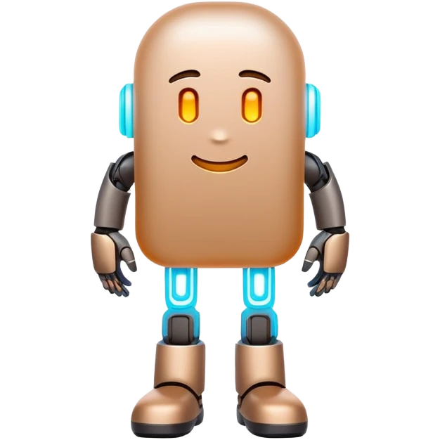 a character that looks like a digital footprint emoji