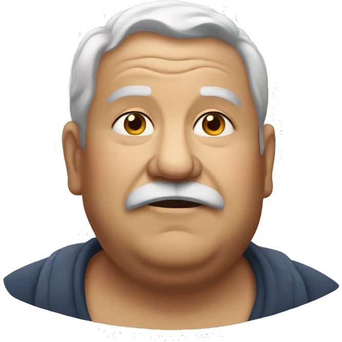 old fat man emoji
