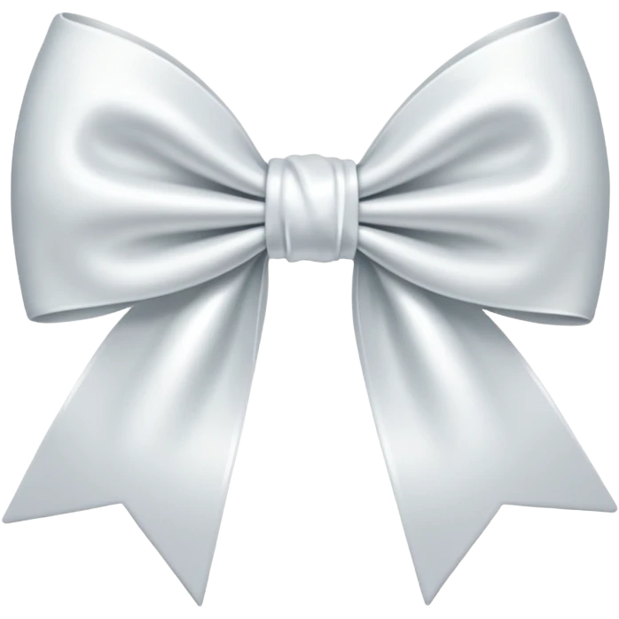 white bow emoji