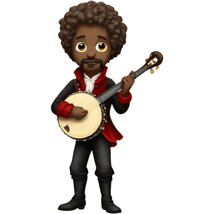 Vivaldi standing Baroque Red old chibi banjo emoji