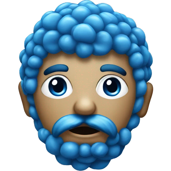 blue raspberry  emoji