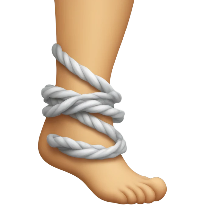 Twisted ankle  emoji