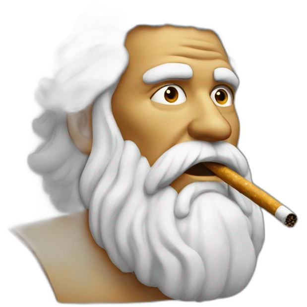 zeus smoking emoji
