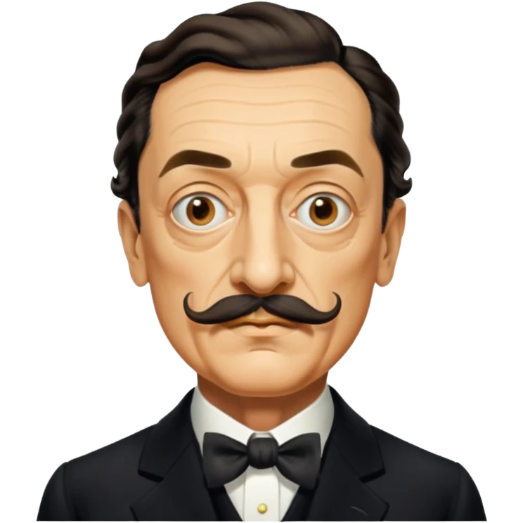 salvador dali headshot emoji