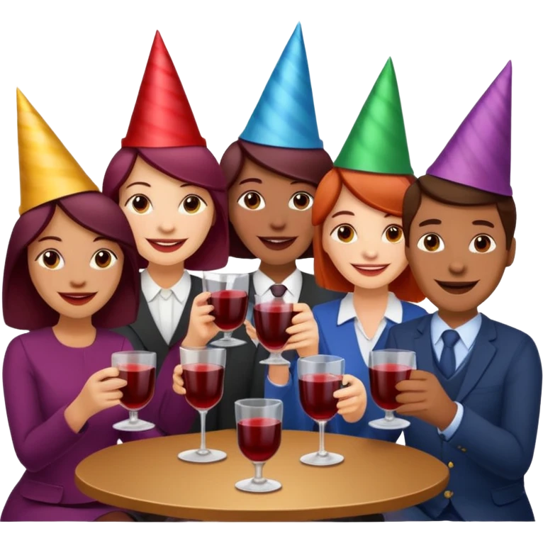 mulled wine party at work emoji