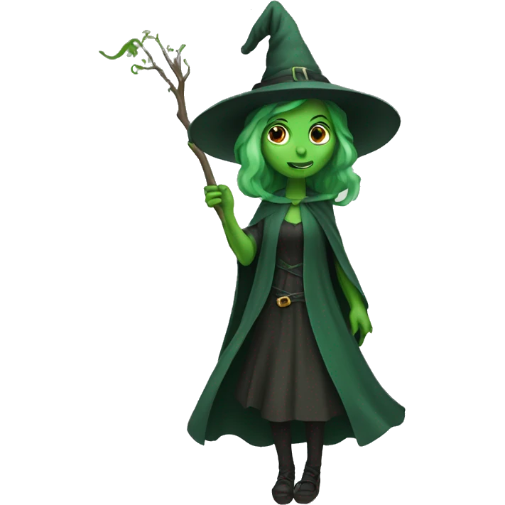 green witch emoji