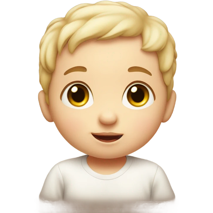 a baby emoji