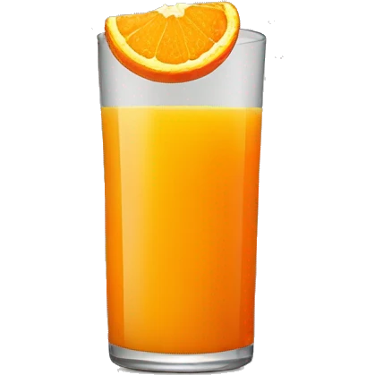Orange juice emoji