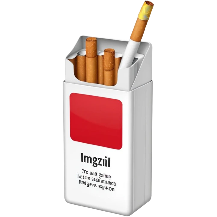 simple cigarette pack emoji emoji