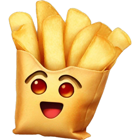 Chips with ketchup emoji